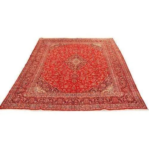 One Of The Kind Persian Kashan Rug 12'8" x 9'5"