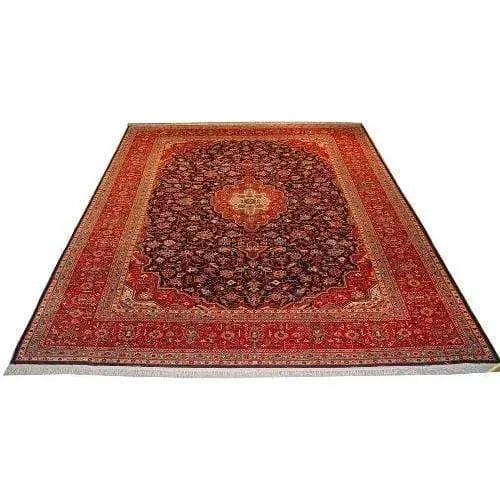 One Of The Kind Persian Kashan Rug 14'0" x 9'8"