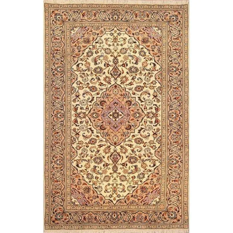 One Of The Kind Persian Kashan Rug 9'10" x 6'3"