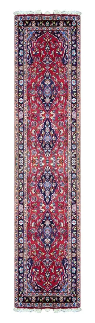 One Of The Kind Persian Kashan Rug 9'4" x 2'3"
