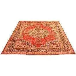 One Of The Kind Persian Mashad Rug 12'9" x 9'11"