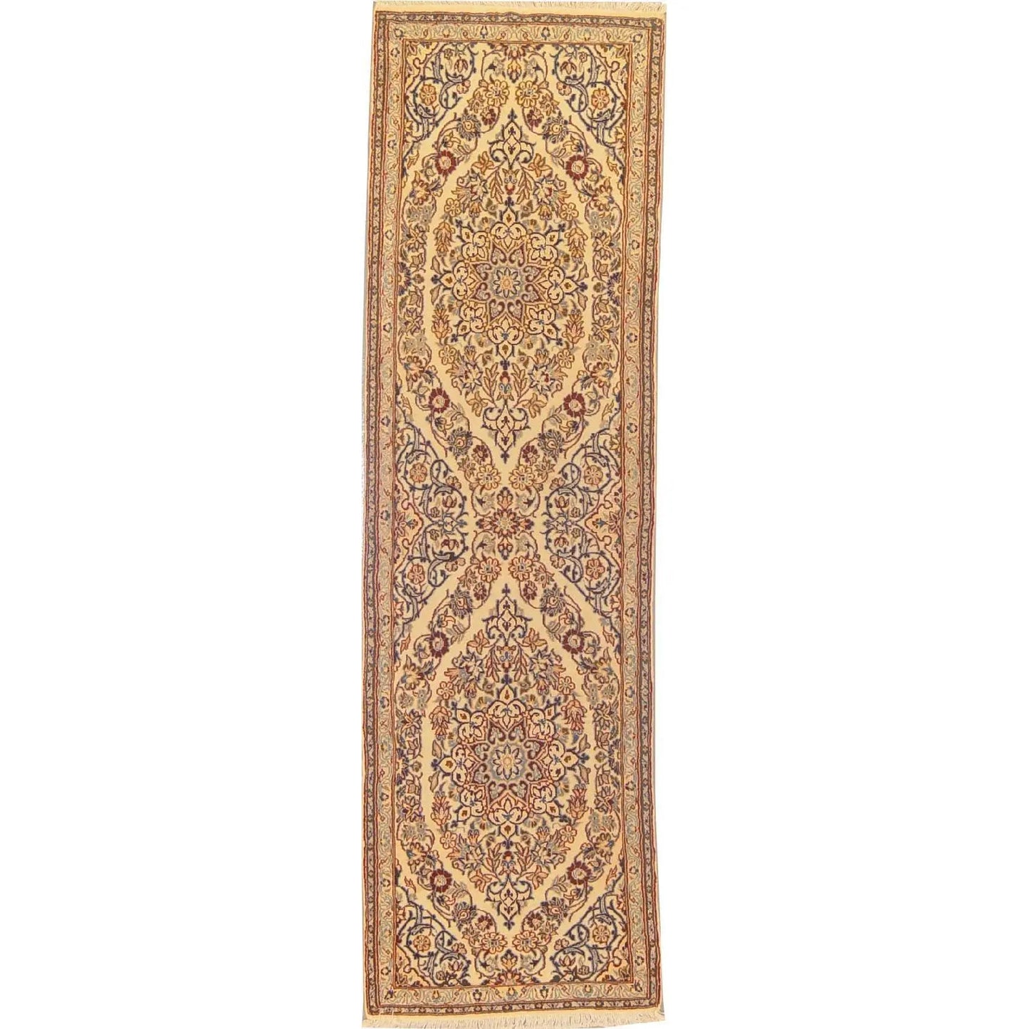 One Of The Kind Persian Nain Rug 7'2" x 2'1"