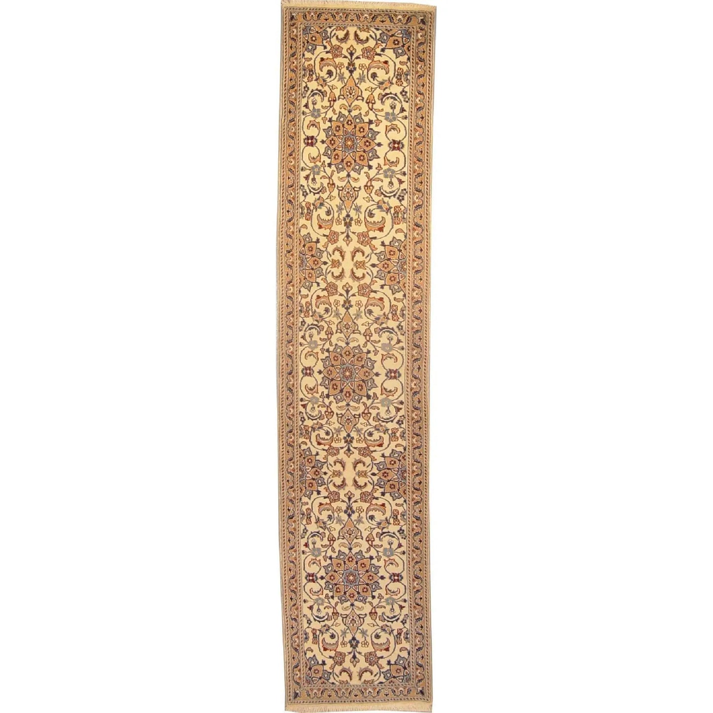 One Of The Kind Persian Nain Rug 9'6" x 2'0"