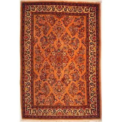 One Of The Kind Persian Sarough Rug 6'10" x 4'7"