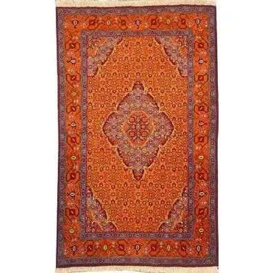 One Of The Kind Persian Tabriz Rug 5'4" x 3'3"