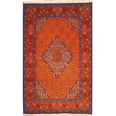 One Of The Kind Persian Tabriz Rug 5'5" x 3'3"