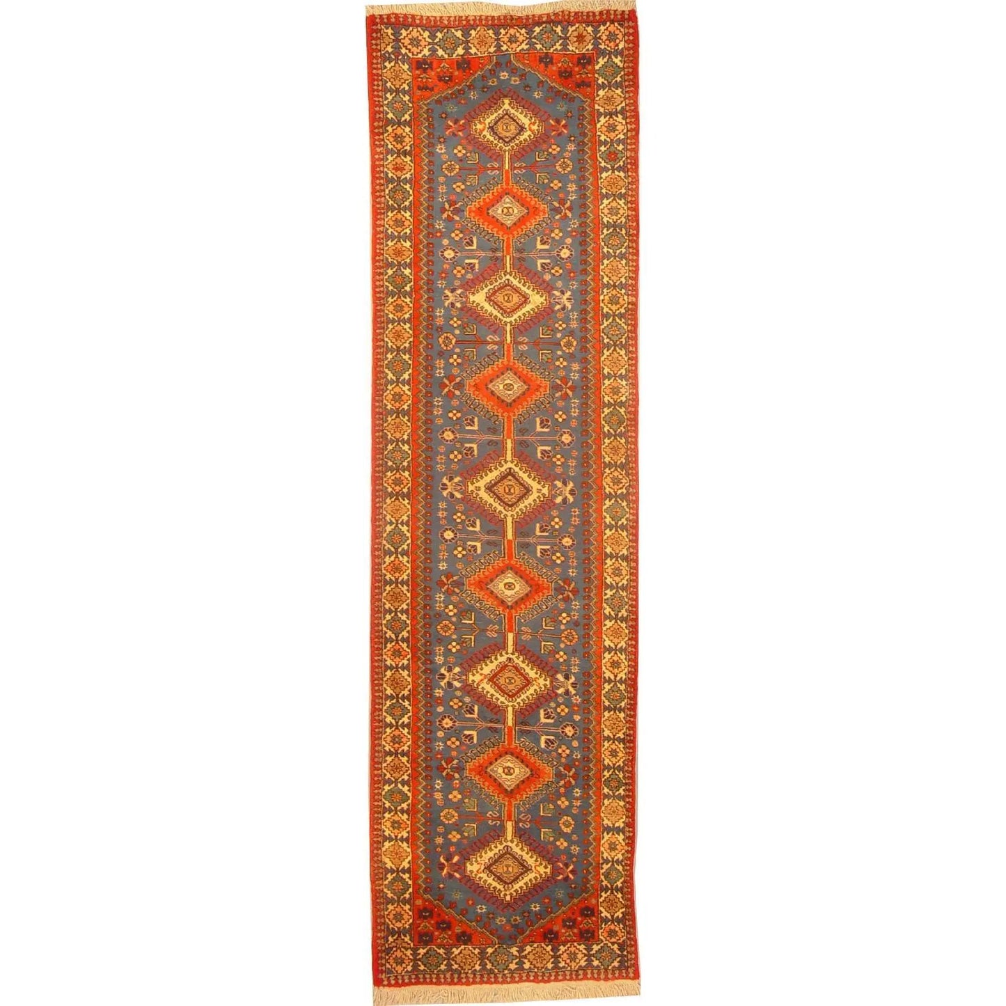 One Of The Kind Persian Yalameh Rug 10'4" x 2'9"