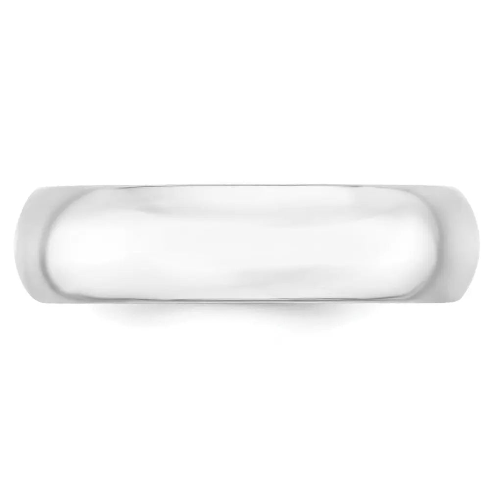 Platinum 6mm Comfort-Fit Wedding Band