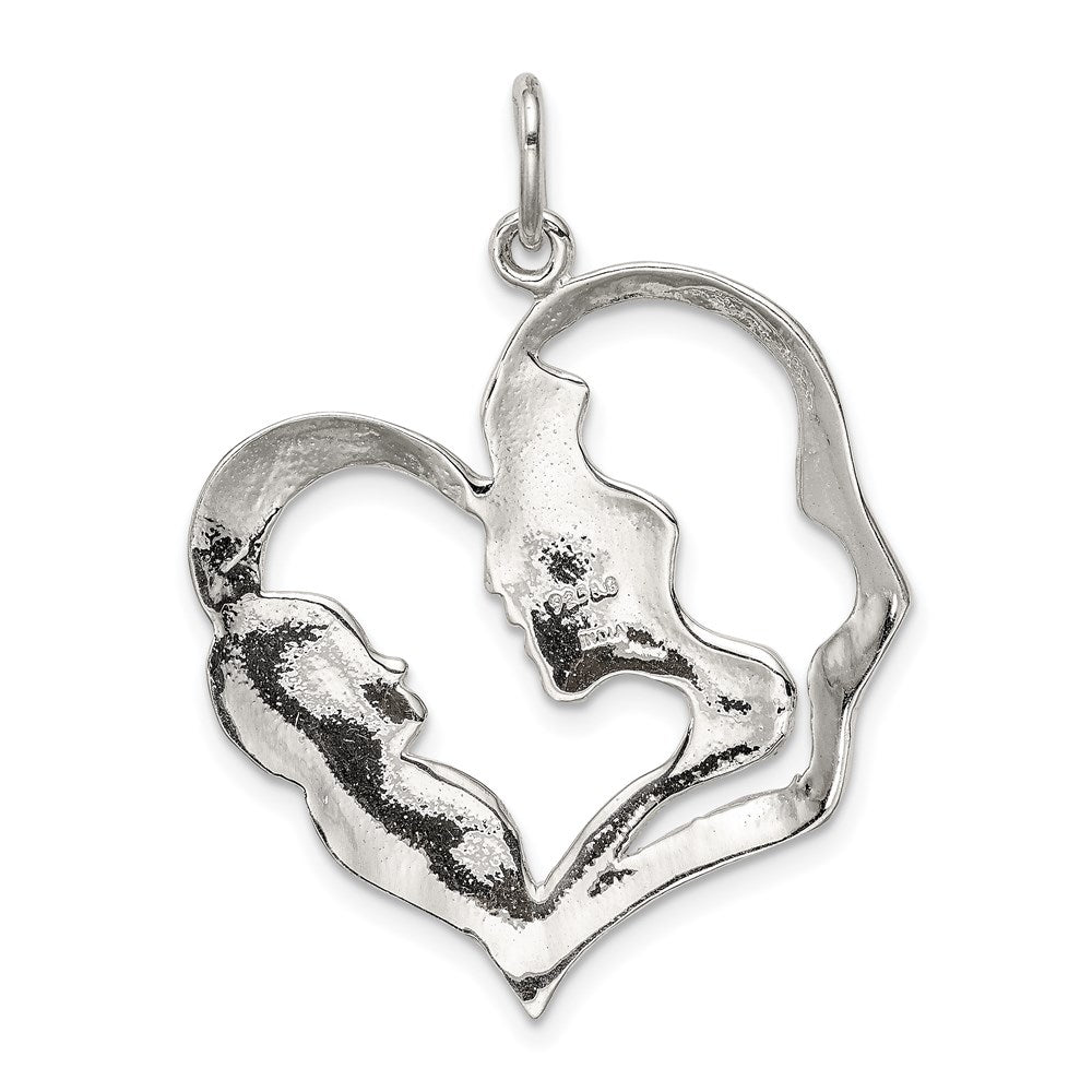 Sterling Silver Mother & Baby Pendant