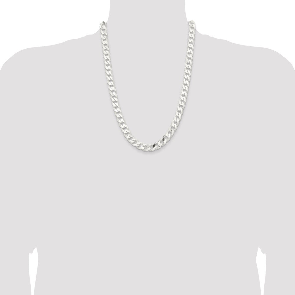 Sterling Silver 11mm Curb Chain
