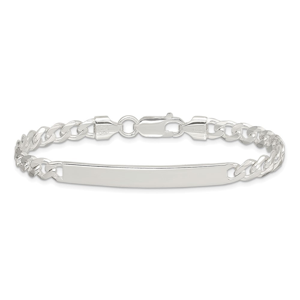 Sterling Silver Curb ID Bracelet
