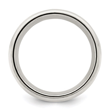 Sterling Silver 9mm Comfort Fit Milgrain Size 4 Band