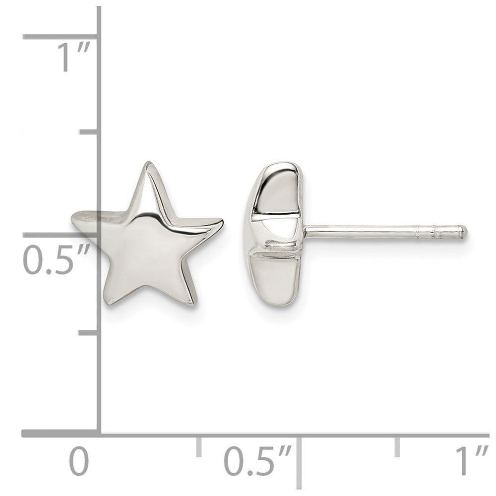 Sterling Silver Star Earrings