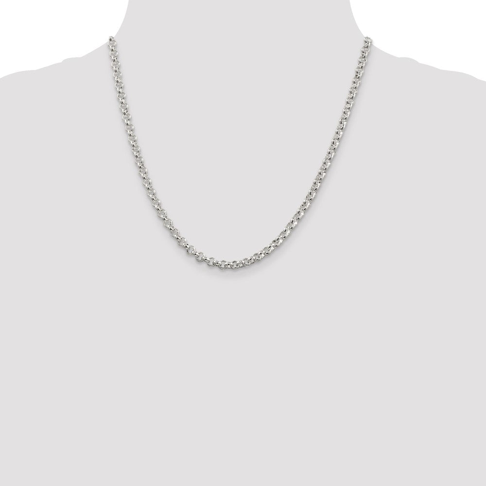 Sterling Silver 4.6mm Rolo Chain