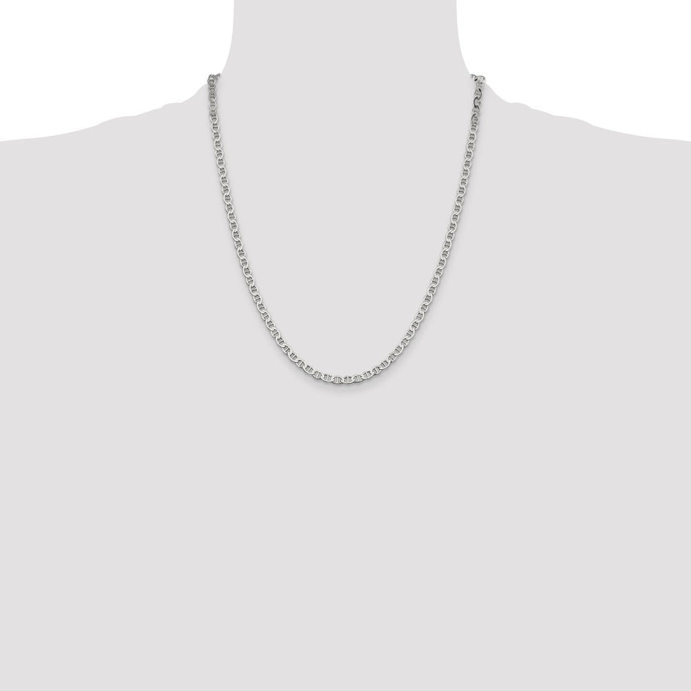 Sterling Silver 4mm Flat Anchor Chain
