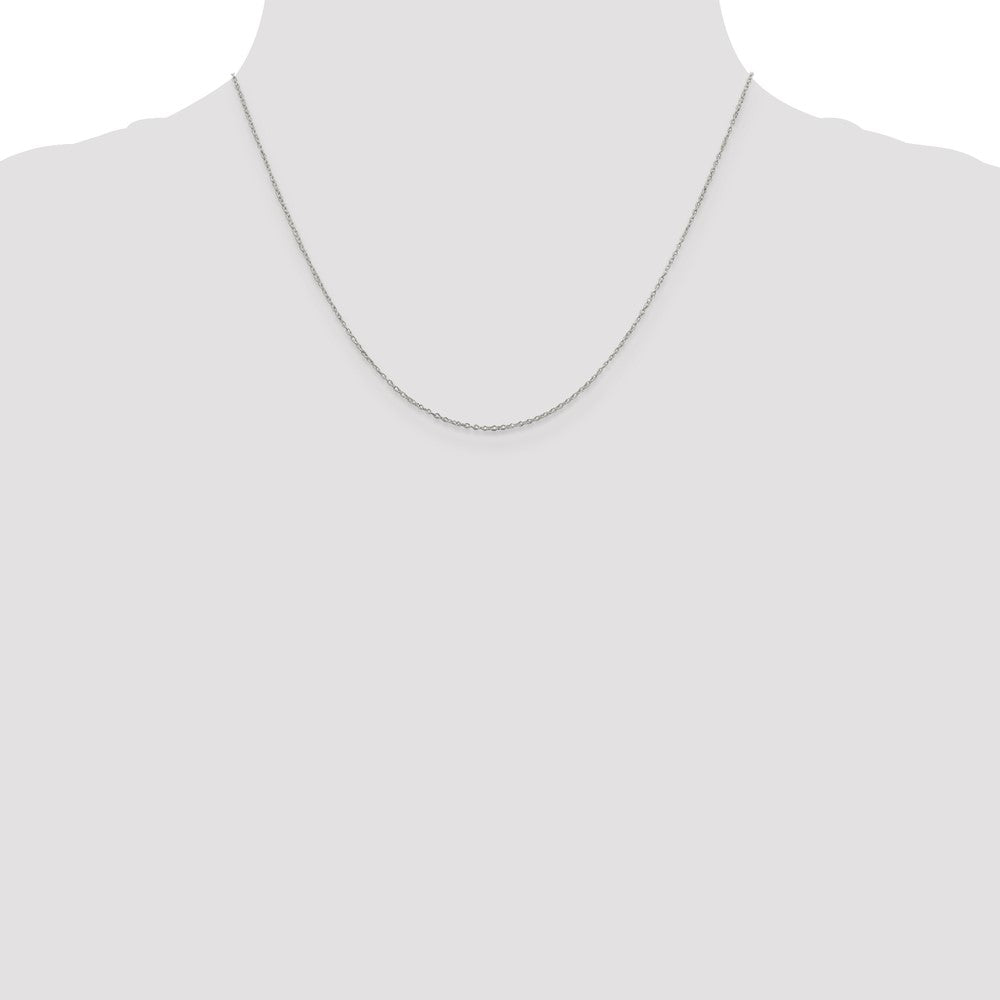 Sterling Silver 1.10mm Forzantine Cable Chain