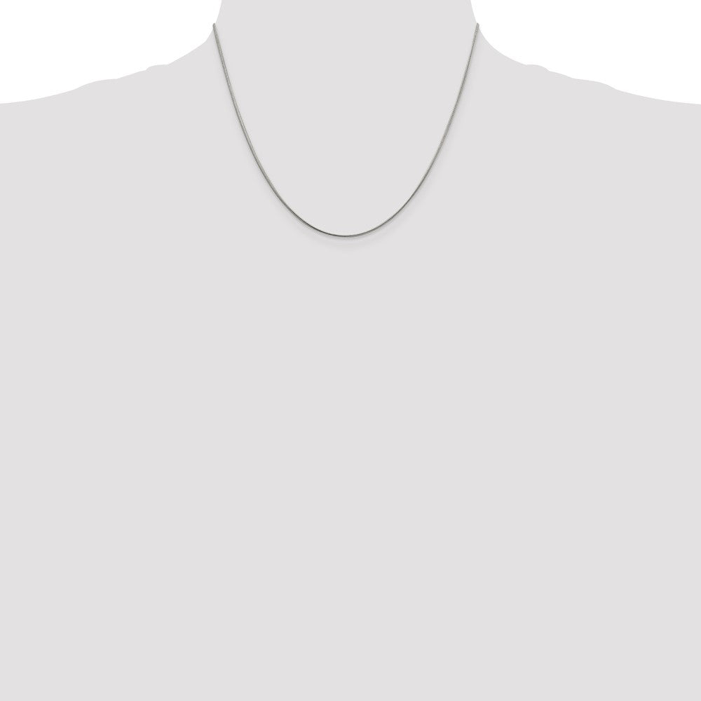 Sterling Silver 1mm Snake Chain