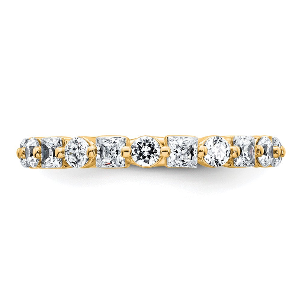 14k 1 5/8ct Lab Grown Diamond VS+ F+ Complete Wedding Band