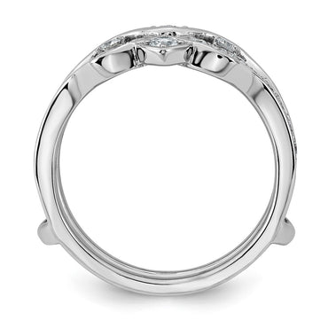 14kw 3/4ct Lab Grown Dia VS+ F+ Complete Ring Guard