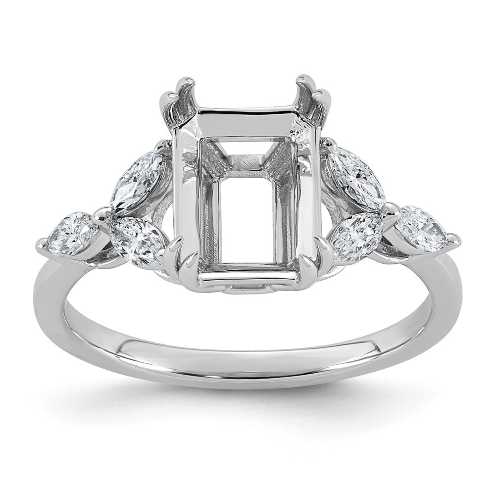 14kw 3/8ct Lab Grown Dia VS+ F+ Semi-mount Ring