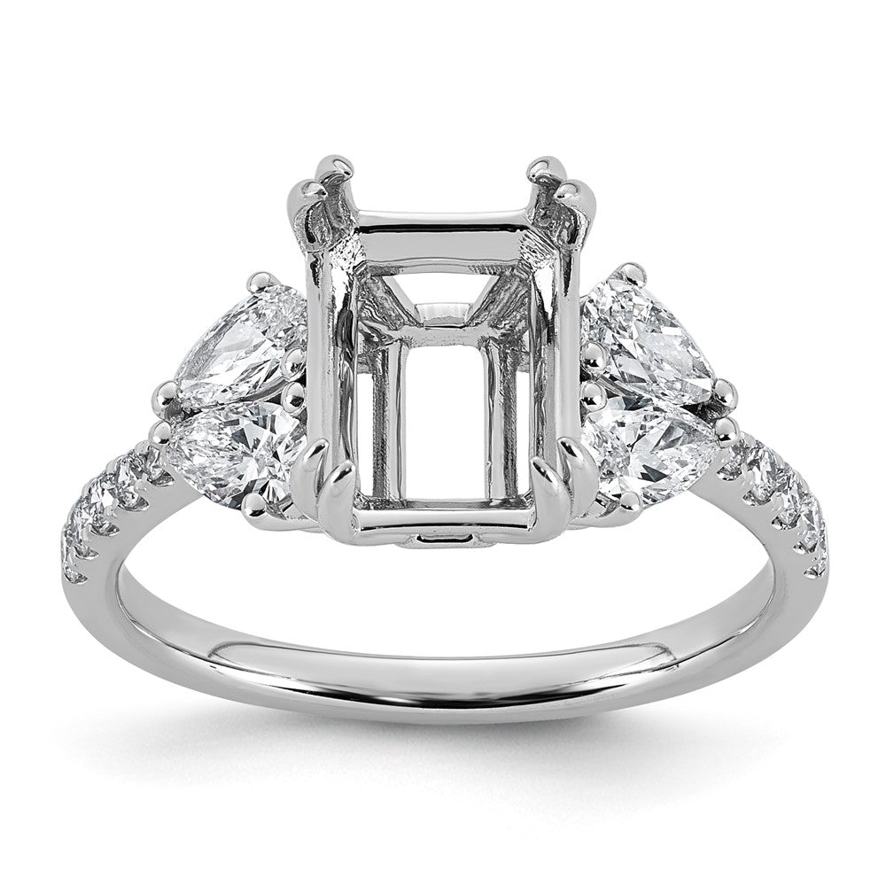 14kw 3/4ct Lab Grown Dia VS+ F+ Semi-mount Ring