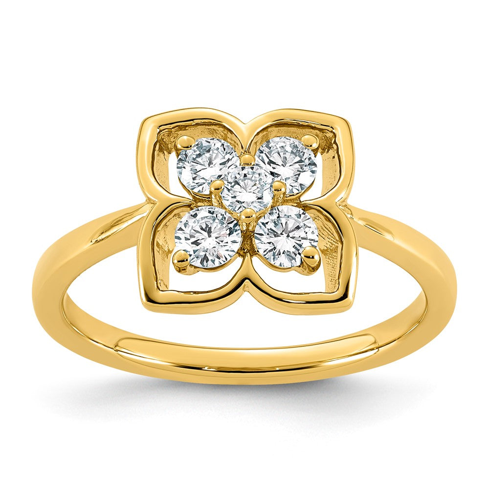 14k Lab Grown Diamond VS+ F+ Fashion Ring