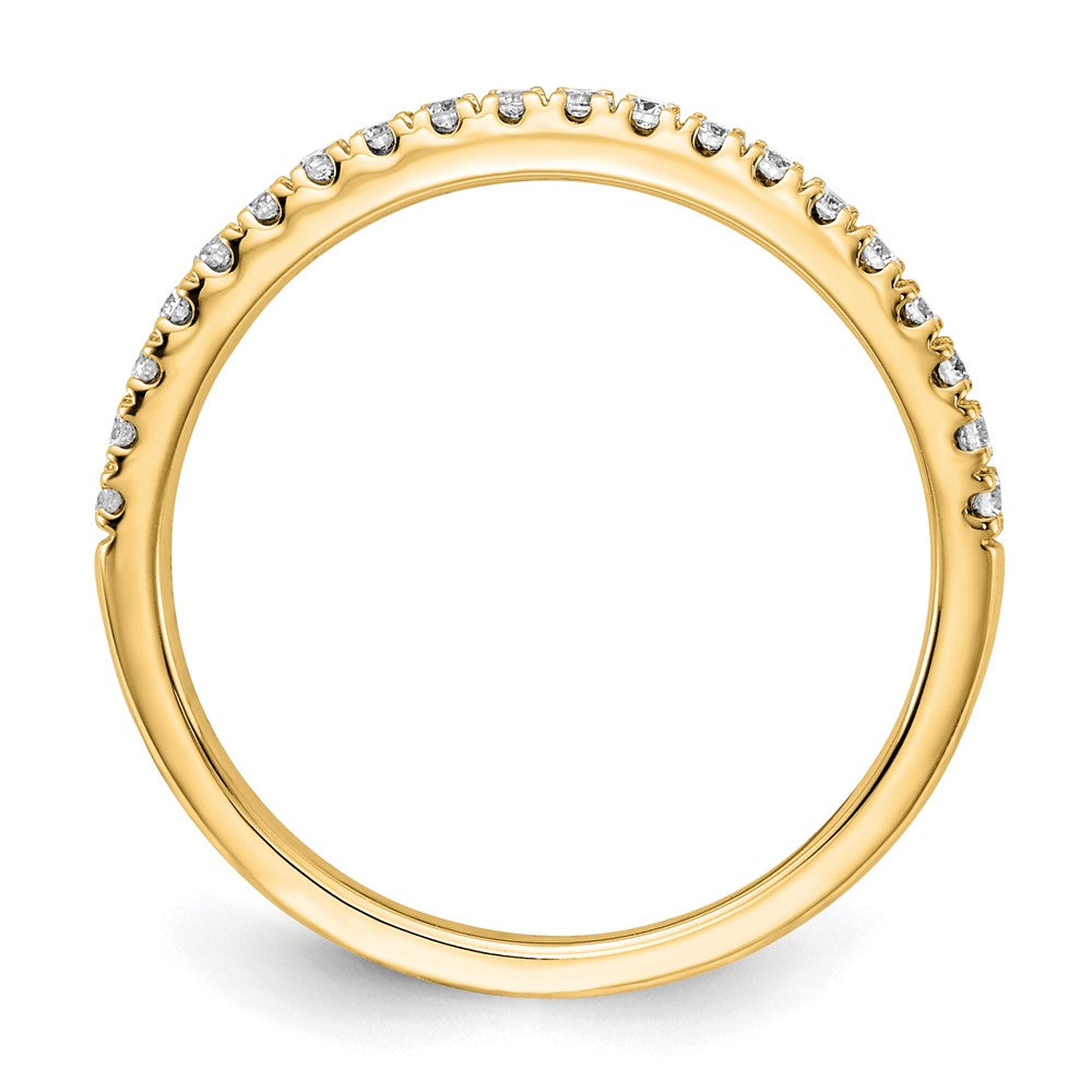 14k 1/4 ct Lab Grown Diamond VS+ F+ Complete Wedding Band