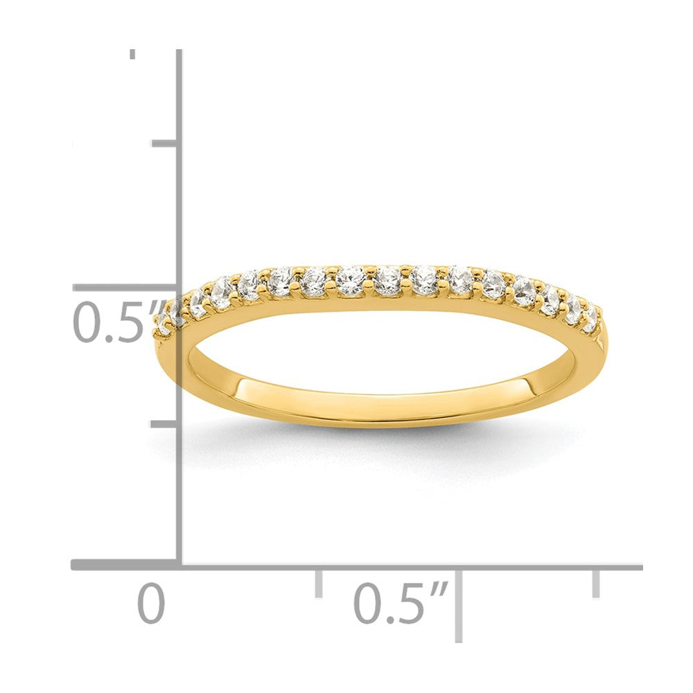 14k 1/5 ct Lab Grown Diamond VS/SI+ G+ Wedding Band