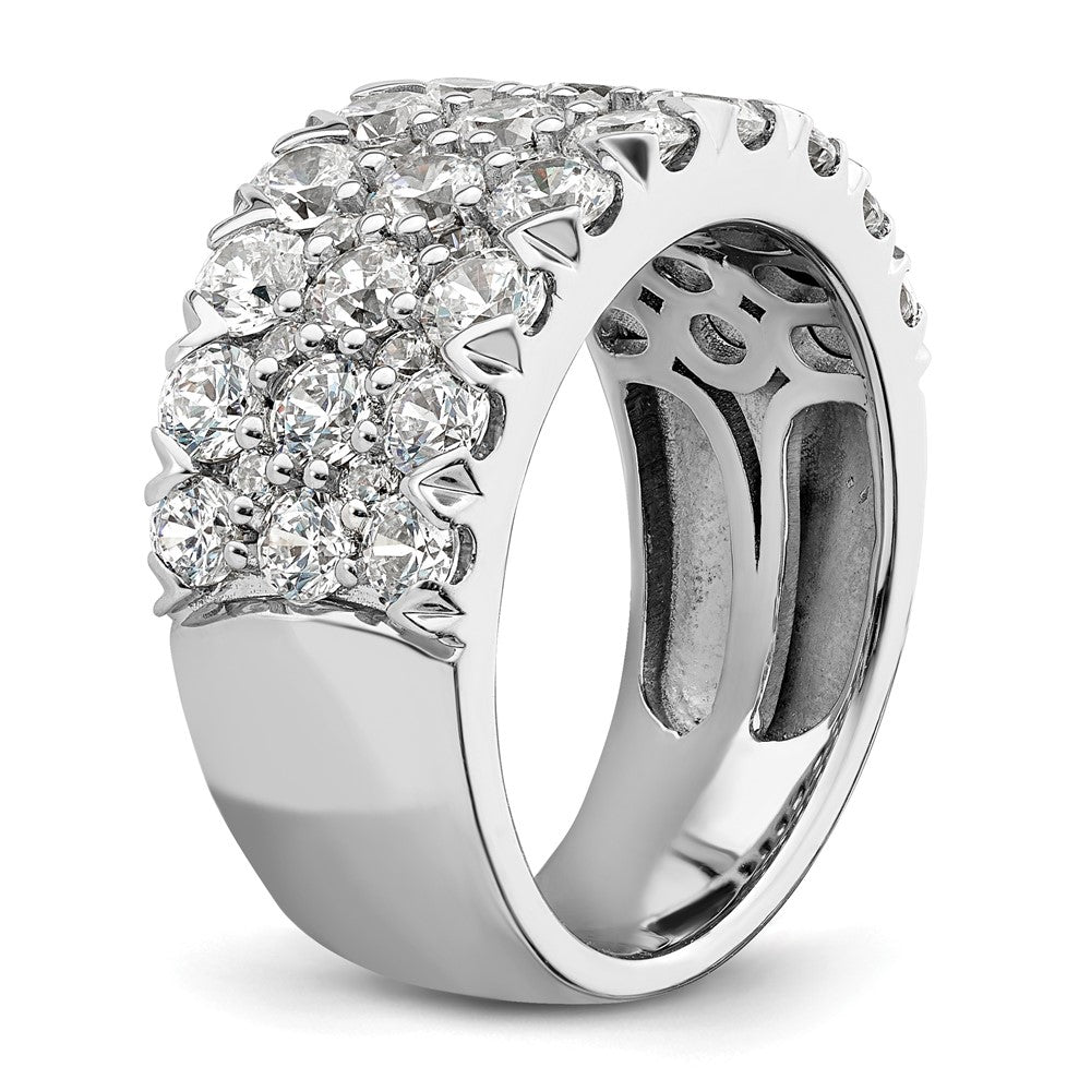 14kw 3ct Lab Grown Diamond VS/SI+ G+ Complete Triple Row Band