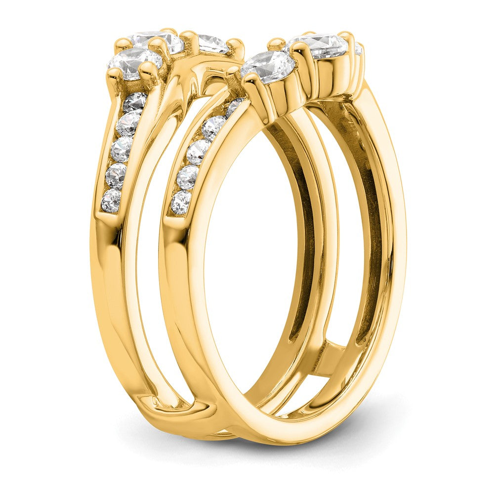 14k 1ct Lab Grown Diamond VS/SI+ G+ Complete Ring Guard