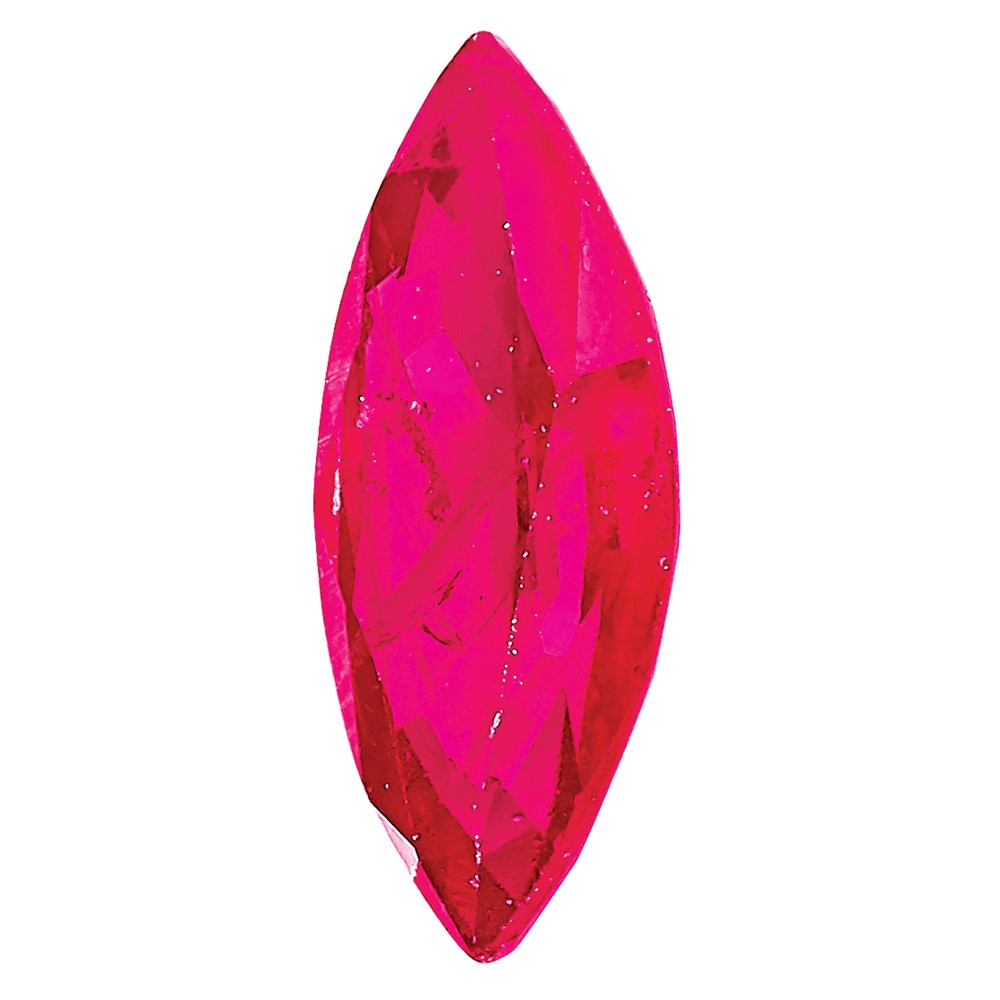 5x2.5mm Marquise Ruby AA Quality