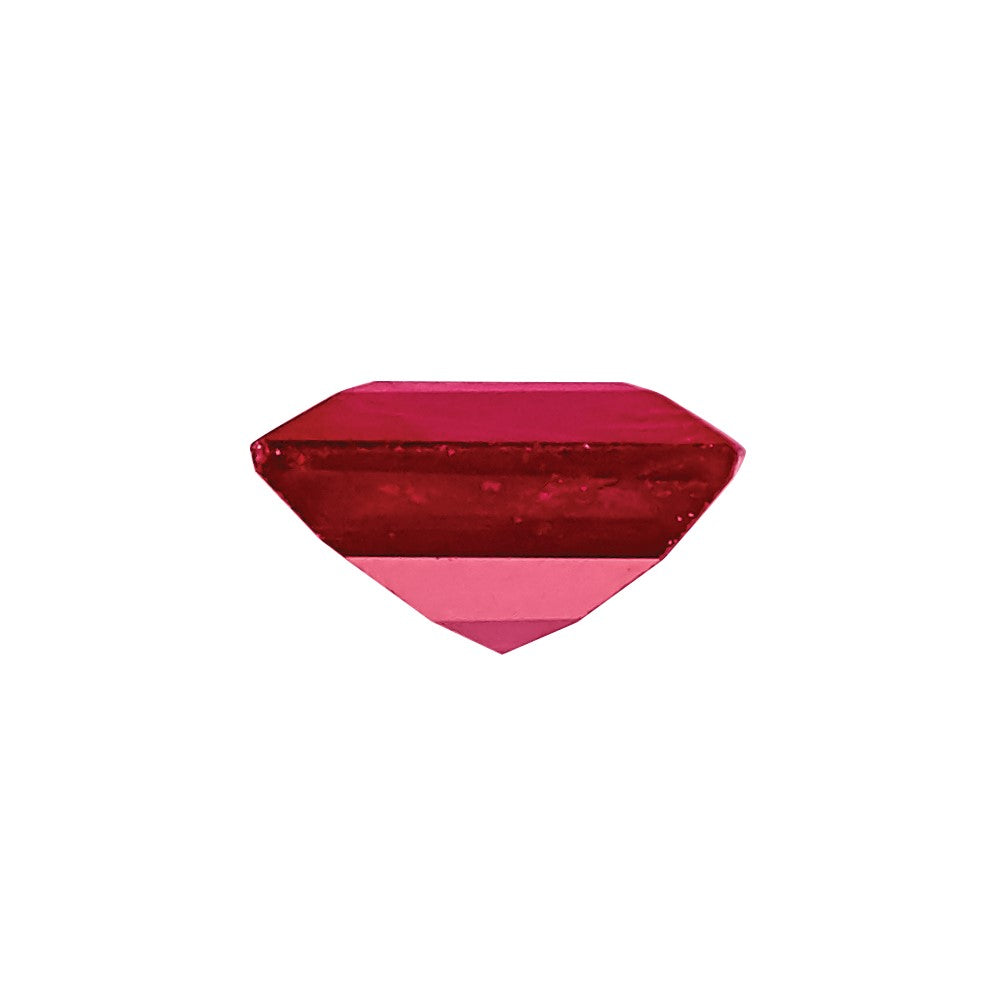 2mm Square Step-cut Ruby A Quality