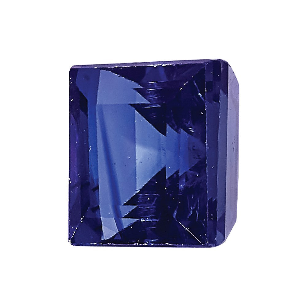 3.5mm Square Step-cut Blue Sapphire AA Quality