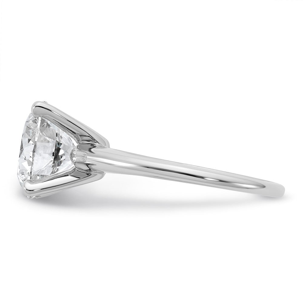 14kw 4ct Lab Grown Diamond VS/SI+ G+ Round Comp Solitaire Eng Ring