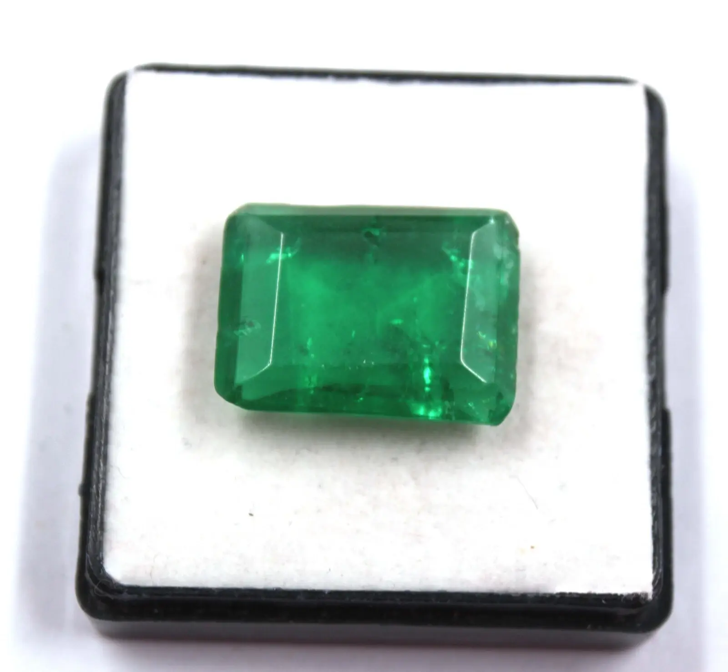 Unique Colombian Cut 100% Natural Green Emerald 18-19 Ct Certified Gemstone AKO ABC Jewelery