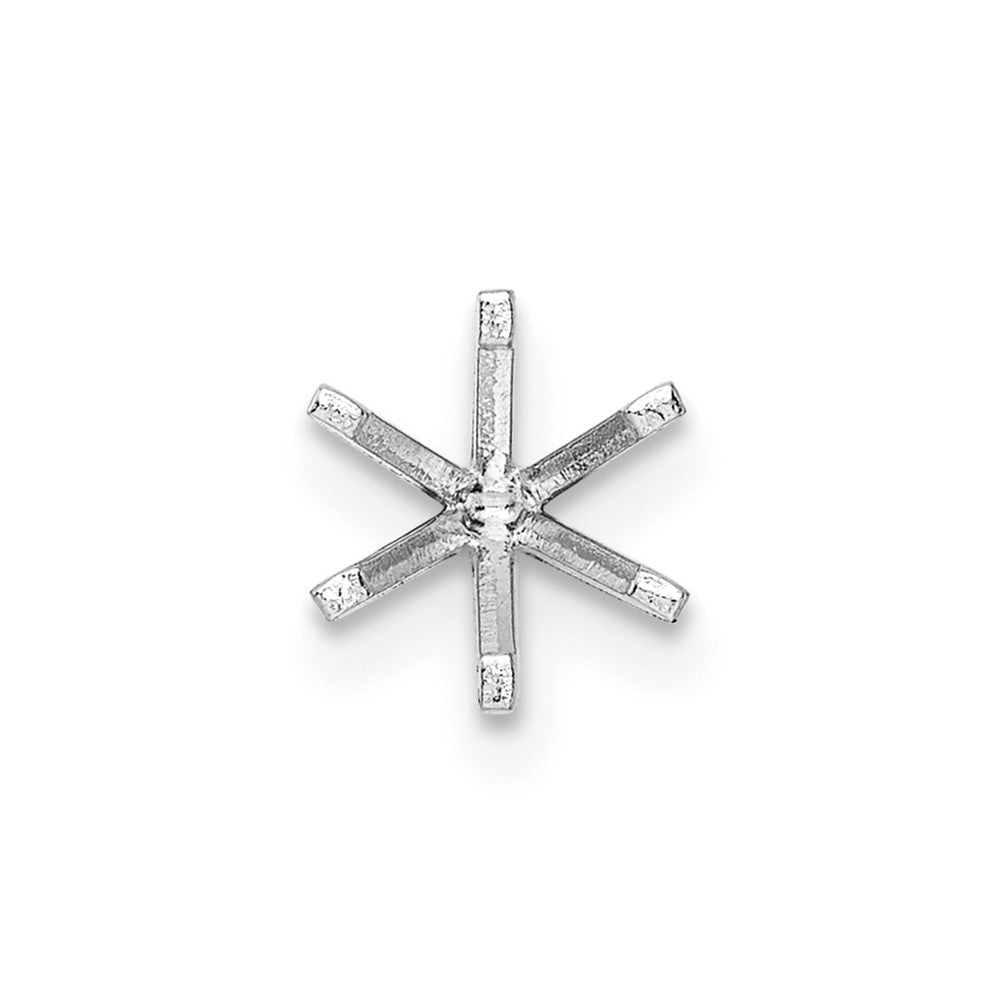 14kw Round 6-Prong High w/ Peg .50ct. Setting