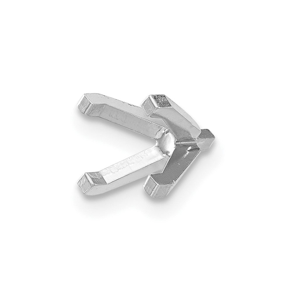 14kw Oval 4-Prong w/ Peg 1.00ct. Setting
