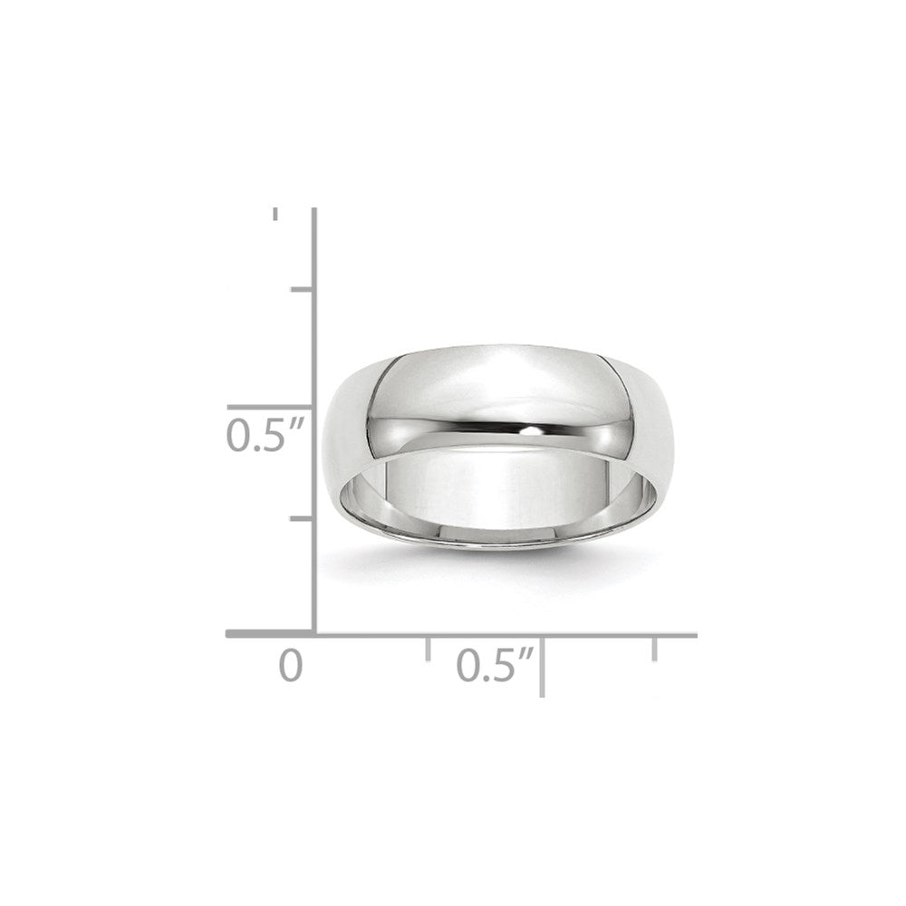 10KW 6mm LTW Half Round Band Size 8