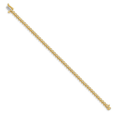 14k 7/8 ct Lab Grown Dia VS/SI+ G+ Comp Round Tennis Bracelet