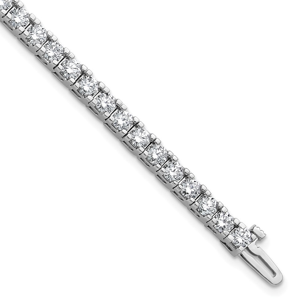 14kw 5 7/8 ct Lab Grown Dia VS/SI+ G+ Comp Round Tennis Bracelet