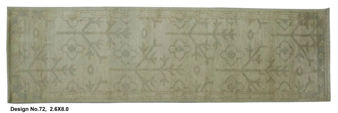 Hand knotted Indian Modern Rug 2'6" x 8'0" ABC Rugs Kilims