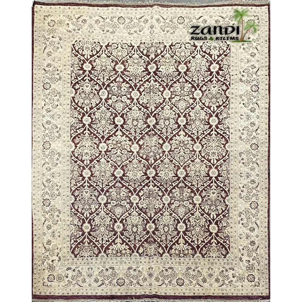 Hand knotted Pakistani design rug size 10'x8' RR10139