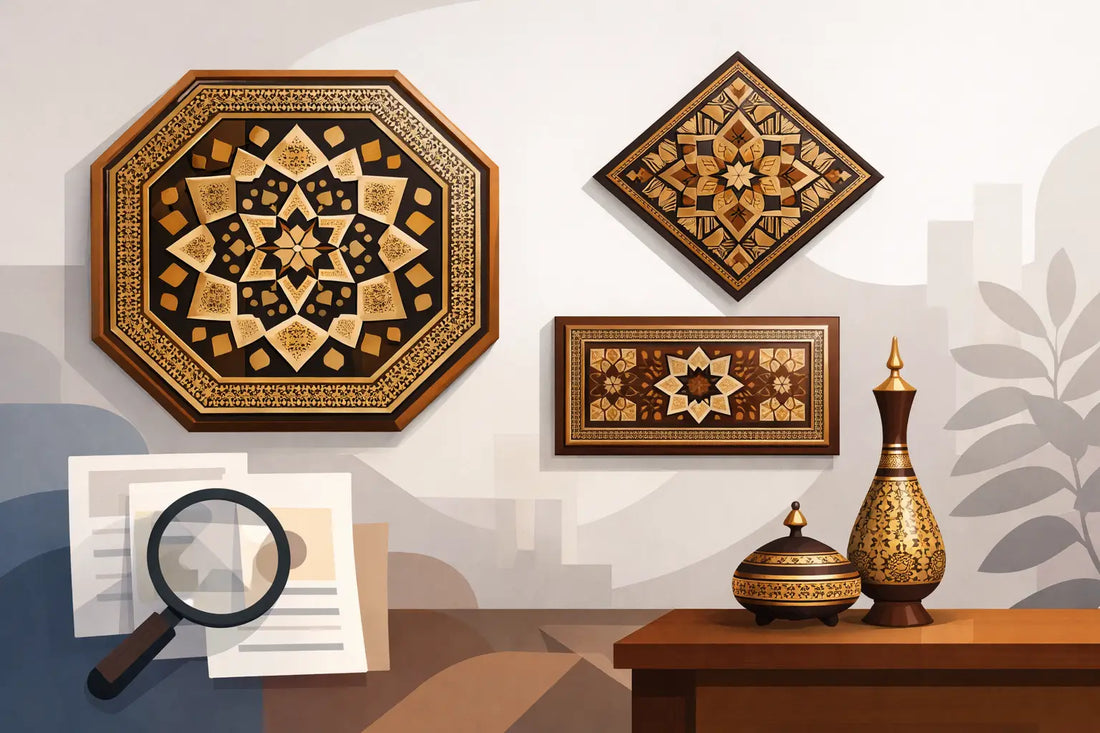 Khatam Marquetry Wall Art for Collectors