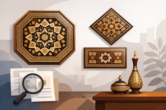 Khatam Marquetry Wall Art for Collectors