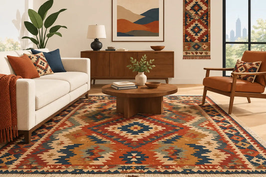 Modern Kilims for Collected American Homes