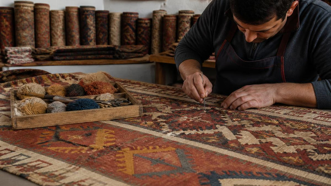 Antique Kilim Rug Restoration Techniques