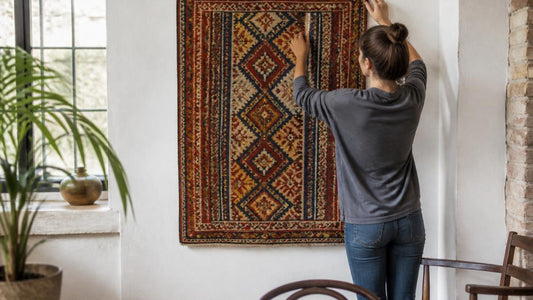 How to Display Antique Kilims on Walls