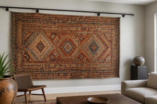 How to Display Large Kilim Wall Hangings Safely