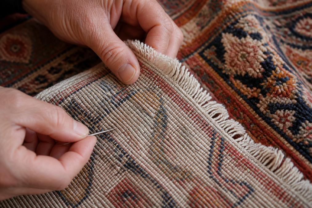 How to Identify Genuine Hand Knotted Rug Knots