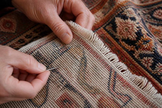 How to Identify Genuine Hand Knotted Rug Knots